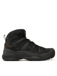 Keen Trekkingi Circadia Mid Wp 1027841 Czarny. Czarne botki męskie Keen, bez wzorów, ze skóry, bez obcasa, bez zapięcia. Za 449.99 zł.