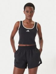 Adidas Top Stadium JY6963 Czarny Slim Fit. Czarne topy damskie Adidas, s, bez wzorów, z bawełny, bez kołnierzyka, bez ramiączek. Za 129.99 zł.