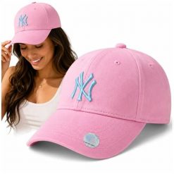 Czapka New York Yankees NY Różowa Damska Baseballówka Regulowana MLB. Czerwone czapki damskie NICEBIKE, na jesień, bez wzorów, z bawełny, casualowe. Za 89.99 zł.