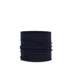 Komin wielofunkcyjny z wełny merynosów Buff Merino Heavyweight. Niebieskie szaliki męskie Buff, bez wzorów, z wełny. Za 145.92 zł.