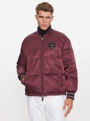 Armani Exchange Kurtka bomber 6RZB23 ZNJ7Z 14AU Bordowy Regular Fit. Czerwone kurtki męskie Armani Exchange, m, bez wzorów, z syntetyku, bez kaptura. Za 799.99 zł.