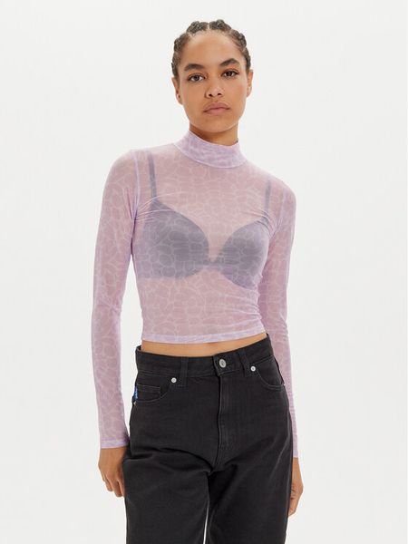 Hugo Bluzka Dasori 50524057 Fioletowy Slim Fit. Fioletowe bluzki damskie Hugo, s, bez wzorów, z syntetyku, bez kołnierzyka, bez ramiączek. Za 189.99 zł.