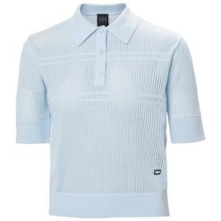 Damska koszulka polo Helly Hansen Salt. Niebieskie bluzki damskie Helly Hansen, bez wzorów, bez kołnierzyka, bez ramiączek. Za 399.50 zł.