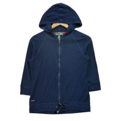 Second life - Damski sweter z pełnym zamkiem - Stan dobry. Niebieskie swetry nierozpinane damskie Ralph Lauren, bez wzorów, sportowe, bez kołnierzyka, bez ramiączek. Za 89.42 zł.