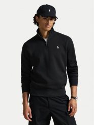 Polo Ralph Lauren Bluza 710P06234001 Czarny Regular Fit. Czarne bluzy męskie Polo Ralph Lauren, m, bez wzorów, z bawełny, bez ramiączek, bez kaptura. Za 859.99 zł.