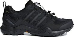 Buty trekkingowe męskie Adidas Terrex Swift R2 GTX czarne r. 42 2/3. Czarne trekkingi męskie Adidas, bez zapięcia. Za 660.45 zł.