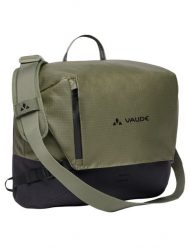 Torba na ramię VAUDE CityMessenger. Zielone torby na laptopa damskie Vaude, bez wzorów, z materiału, na ramię. Za 433.95 zł.