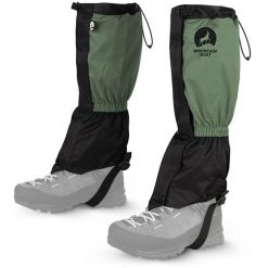 Stuptuty trekkingowe na buty MOUNTAIN GOAT wodoodporne. Czarne obuwie trekkingowe damskie MOUNTAIN GOAT, na zimę, z materiału, bez zapięcia. Za 64.99 zł.
