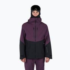 Kurtka narciarska męska Rossignol Evader. Fioletowe kurtki sportowe męskie Rossignol, na zimę, m, bez wzorów, bez kaptura, narciarskie. Za 1,399.00 zł.