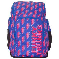 Plecak torba do szkoły na basen siłownię trening Funkita Flash. Fioletowe plecaki męskie Funky Trunks, bez wzorów, sportowe. Za 239.99 zł.