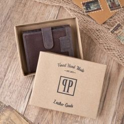 Zestaw upominkowy dla niego ZUP-22-BR plecak T-19-BR portfel męski T-04-BR VINTAGE. Plecaki męskie Paolo Peruzzi, bez wzorów, vintage. Za 370.53 zł.