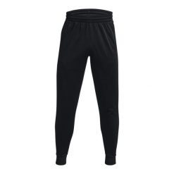 Spodnie treningowe męskie Under Armour Fleece Joggers Loose. Czarne spodnie sportowe męskie Under Armour, m, bez wzorów, z bawełny. Za 455.00 zł.