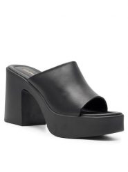 DeeZee Klapki H85819-1 Czarny. Czarne klapki damskie DeeZee, bez wzorów, z syntetyku, bez obcasa, bez zapięcia. Za 73.99 zł.