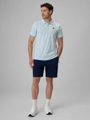 4F Spodenki dresowe męskie - granatowe XL. Niebieskie szorty męskie 4F, bez wzorów, z dresówki. Za 99.99 zł.