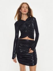NORMA KAMALI Sukienka koktajlowa ST2246LME39951 Granatowy Slim Fit. Niebieskie sukienki damskie Norma Kamali, s, bez wzorów, z syntetyku, wizytowe, bez kołnierzyka, bez ramiączek. Za 759.99 zł.