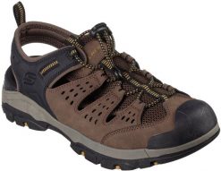 Skechers Sandały sportowe męskie 46 (TRESMEN MENARD 205113 BRBK). Sandały męskie Skechers, bez wzorów, sportowe, bez zapięcia. Za 324.99 zł.