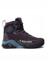Buty turystyczne damskie Kayland Duke Mid GTX - black/violet. Czarne obuwie trekkingowe damskie Kayland, bez zapięcia. Za 877.99 zł.