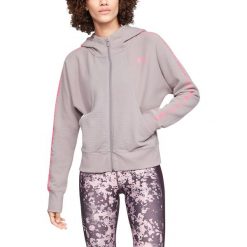 Under Armour Microthread™ Bluza Szary Fioletowy. Fioletowe bluzy damskie Under Armour, m, bez wzorów, z bawełny, bez ramiączek, bez kaptura. Za 343.95 zł.