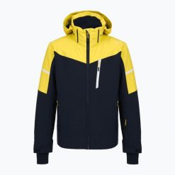 Kurtka narciarska męska CMP 35W0077 Zip Hood. Niebieskie kurtki sportowe męskie CMP, na zimę, l, bez wzorów, z elastanu, bez kaptura, narciarskie. Za 959.99 zł.