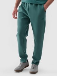 4F Spodnie dresowe męskie - zielone XL. Zielone spodnie materiałowe męskie 4F, l, bez wzorów, z bawełny. Za 89.99 zł.