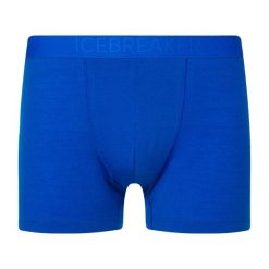 Bokserki męskie icebreaker Anatomica Cool-Lite 001. Niebieskie bokserki męskie Icebreaker, bez wzorów. Za 197.99 zł.