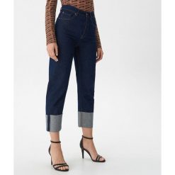 Jeansy straight - Granatowy. Jeansy damskie marki House. Za 99.99 zł.