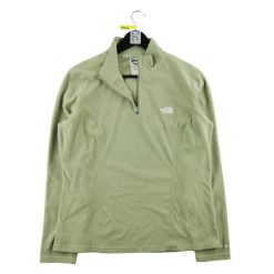 Second life - Damski zielony sweter z polaru - Stan dobry. Zielone swetry nierozpinane damskie The North Face, bez wzorów, z polaru, sportowe, bez kołnierzyka, bez ramiączek. Za 85.16 zł.