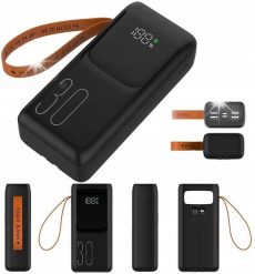 Powerbank Tracer Powerbank TRACER Vouge-3 30000mAh Szybkie ładowanie QC3.0 Lightning USB-C. Powerbanki Tracer. Za 210.98 zł.