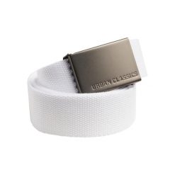 Męski Pasek Płócienny. Białe paski męskie Urban Classics. Za 44.99 zł.