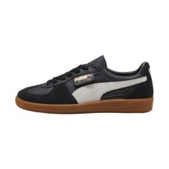 Trenerzy ze skóry Puma Palermo. Białe obuwie sportowe damskie Puma, bez wzorów, z gumy, bez zapięcia, trekkingowe. Za 308.99 zł.