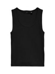 Vero Moda Top Chole 10344951 Czarny Regular Fit. Czarne topy damskie Vero Moda, xl, bez wzorów, z bawełny, bez kołnierzyka, bez ramiączek. Za 69.99 zł.