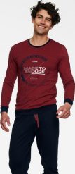 Henderson HENDERSON BOLT piżama męska długa wygodna XXL 2XL. Piżamy męskie Henderson, m, bez wzorów, bez kołnierzyka, bez ramiączek, długie. Za 119.49 zł.