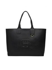 Gino Rossi Torebka CEO-EVI-LA513-332-3 Czarny. Czarne shopperki damskie Gino Rossi, bez wzorów, z materiału, bez dodatków. Za 219.99 zł.