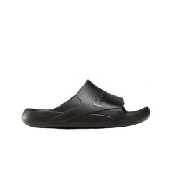 1622 Klapki Slip-On Unisex do Basenu, Czarny. Czarne klapki damskie Reebok, bez wzorów, sportowe, bez obcasa, bez zapięcia. Za 83.99 zł.