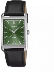 Zegarek Casio Zegarek Męski Casio Timeless MTP-B215L-3AVDF Classic Emerald Green. Zielone zegarki męskie Casio, bez wzorów. Za 325.99 zł.
