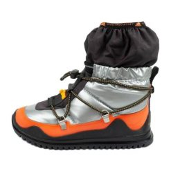 Śniegowce adidas aSMC Cold H00050 srebrny. Szare śniegowce damskie z materiału, bez zapięcia. Za 640.22 zł.