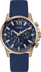 Zegarek męski Guess GW0913G1 niebieski. Niebieskie zegarki męskie Guess, z aplikacjami. Za 400.84 zł.