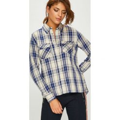 Pepe Jeans - Koszula Memphis. Niebieskie koszule damskie Pepe Jeans, s, bez wzorów, z bawełny, casualowe, bez kołnierzyka, bez ramiączek. W wyprzedaży za 199.90 zł.