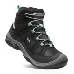 Buty turystyczne damskie KEEN Circadia Mid Polar. Czarne obuwie trekkingowe damskie Keen, z polaru, bez zapięcia. Za 529.99 zł.