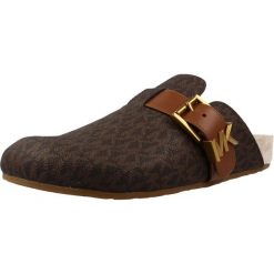 Buty MICHAEL KORS 40T6GRFP1B GREER MULE Brązowy. Brązowe obuwie trekkingowe damskie MICHAEL KORS ACCESS, ze skóry, bez zapięcia. Za 743.99 zł.