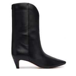 Botki MICHAEL Michael Kors. Czarne botki damskie MICHAEL Michael Kors, bez wzorów, bez obcasa, na szpilce, bez zapięcia. Za 1,129.00 zł.
