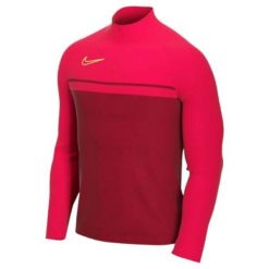 Męska Koszulka Academy 21 DriFIT Quarter Zip Drill Top. Czerwone bluzy męskie Nike, m, bez wzorów, bez ramiączek, bez kaptura. Za 168.99 zł.