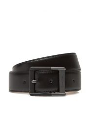 Calvin Klein Pasek Męski Classic Buckle Belt 38Mm LV04D7012G Czarny. Czarne paski męskie Calvin Klein, ze skóry. Za 239.99 zł.