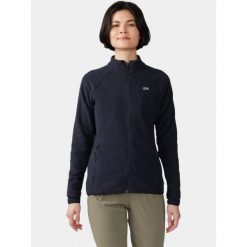 Sweter Damski Mountain Hardwear Microchill. Czarne swetry nierozpinane damskie MOUNTAIN HARDWEAR, bez wzorów, z materiału, sportowe, bez kołnierzyka, bez ramiączek. Za 349.00 zł.