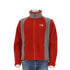Second life - Kurtka polarowa damska The North Face Osito - Jak nowy. Czerwone kurtki sportowe damskie The North Face, l, bez wzorów, z polaru, bez ramiączek, bez kaptura, trekkingowe. Za 170.36 zł.