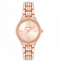 Zegarek damski Anne Klein AK-4060RGRG różowe złoto. Czerwone zegarki damskie Anne Klein, złote. Za 381.00 zł.