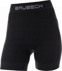 Brubeck BX11410 Bokserki damskie z wkładką rowerową czarny M. Czarne bielizna sportowa damska Brubeck, m, bez wzorów. Za 178.21 zł.
