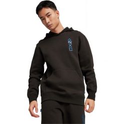 Bluza z kapturem Puma X Playstation Graphic Hoodie, Mężczyźni. Czarne bluzy męskie Puma, m, bez wzorów, z bawełny, z kapturem. Za 390.00 zł.