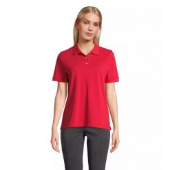 Damska koszulka polo Sol's Pacific. Czerwone bluzki damskie SOL'S, s, bez wzorów, eleganckie, bez kołnierzyka, bez ramiączek. Za 103.50 zł.