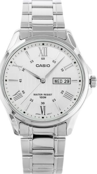 Zegarek Casio ZEGAREK MĘSKI CASIO MTP-1384D-7A (zd108a). Zegarki męskie Casio, bez wzorów. Za 307.98 zł.